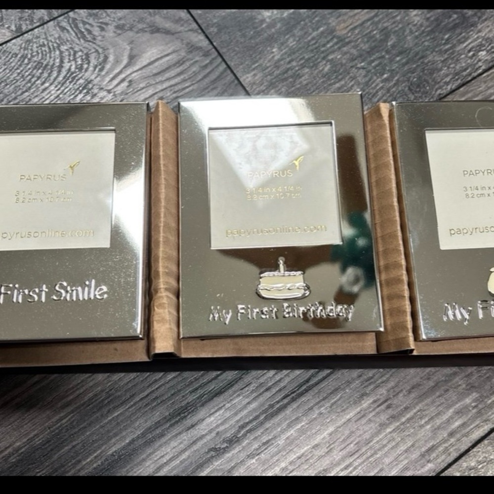 Papyrus Silver Celebration Photo Frames